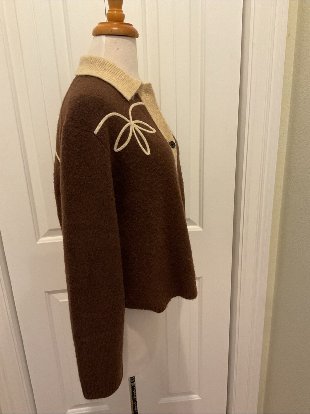 Rails Brunna Contrast Knit Cardigan Size M - Picture 2 of 5